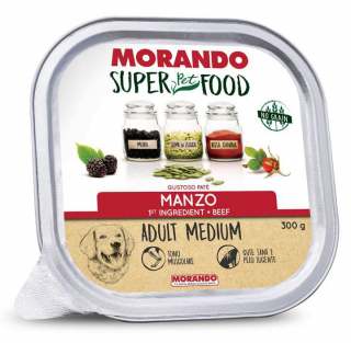 Morando Super Food Medium Tahılsız Biftekli Ezme 300 gr Köpek Maması kullananlar yorumlar